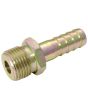 Steel Zinc Plated Male BSPP x Hose Tail 1/4