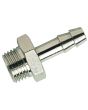 Nickle Plated Brass M.I. BSPP x Hose Tail 1/2