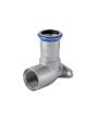 Mapress Stainless Steel Elbow Tap Connector 90 12mm Rp1/2