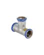 Mapress Stainless Steel Tee, Equal Gas 35mm