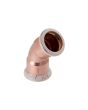 Mapress Copper Elbow (Gas) 45 15mm