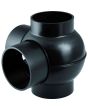 Geberit HDPE double branchball 88.5°, connections 90° offset: d=110mm, d1=75mm