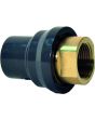 +GF+ PVC-U Adapt Skt/Spgt Brass Rp 20mm/25mm - 1/2
