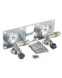 Flamco MultiSkin Metallic Press - Set of fixation for taps on dry wall - 16mm 1/2