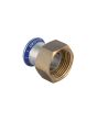 Mapress Stainless Steel Adpt w/ Union Nut Si-Free 15mm G1/2