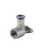 Mapress Stainless Steel Elb Tap Conn. 90, Hole 50mm Gas 22mm Rp3/4