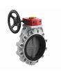 Durapipe ABS FK Butterfly Valve with Gear Box EPDM 140mm
