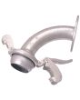 Galvanised Male Flanged 90 Degree Bend NP16 159mm