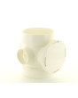 Marley White Straight Access Pipe Dbl Solvent Sockets 110mm