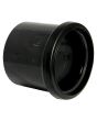 FloPlast Black PVC-U SP124 Single Socket Coupling 110mm
