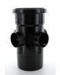 Marley Black Boss Pipe Double Solvent Socket 110mm