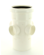 Marley White Boss Pipe Double Solvent Socket 110mm