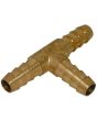 Brass Multiple Barbed Equal Tee 10mm