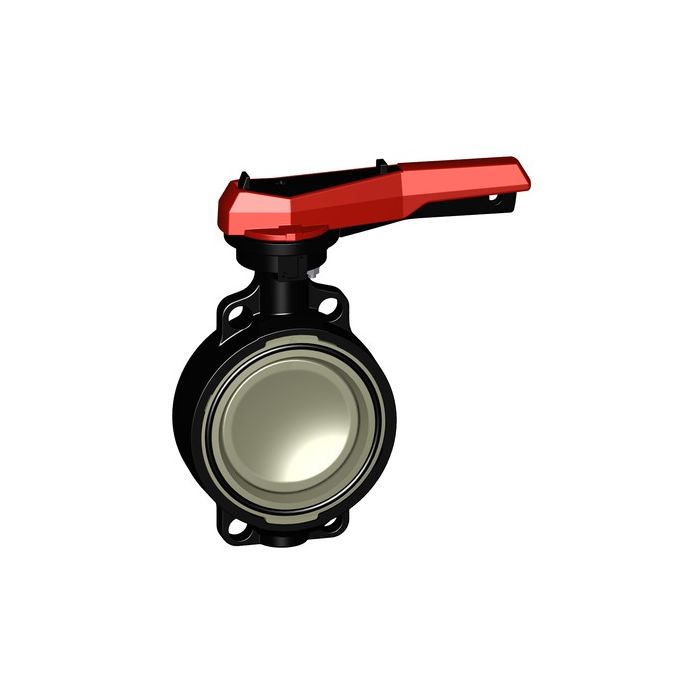 +GF+ PROGEF Butterfly Valve 567 FPM w/ Hand Lever 75mm