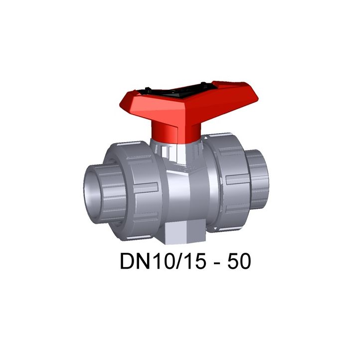 +GF+ ABS Ball Valve 546 EPDM with Mounting Insert 20mm