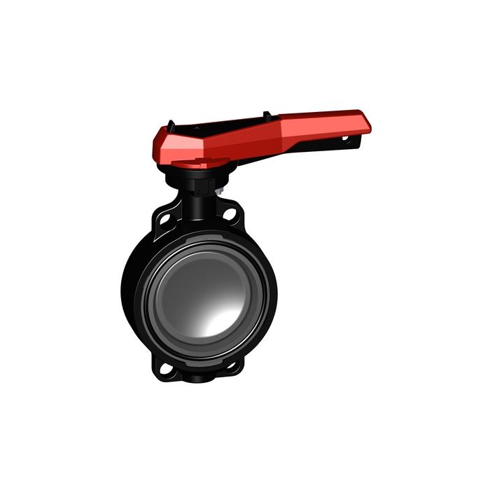 +GF+ ABS Butterfly Valve 567 EPDM Hand Lever 75mm