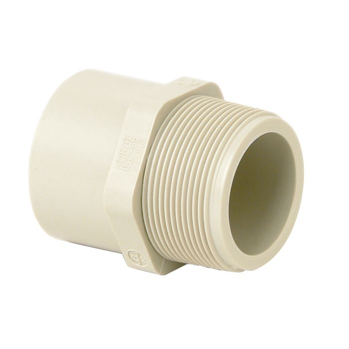 Durapipe PP Male Threaded Adaptor 50mm x 1 1/2