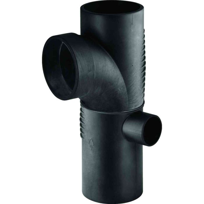 Geberit Silent-db20 combined corner branch fitting 88.5°, swept-entry, right: d=90mm, d1=90mm, d2=56