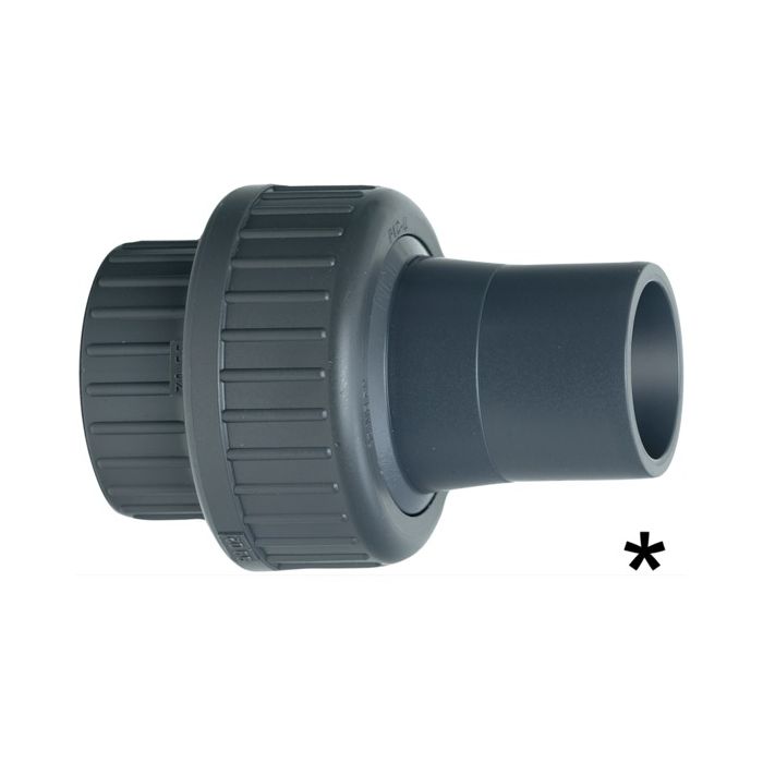 +GF+ PVC-U Pro-Fit Union EPDM Socket Spigot 20mm + 16mm