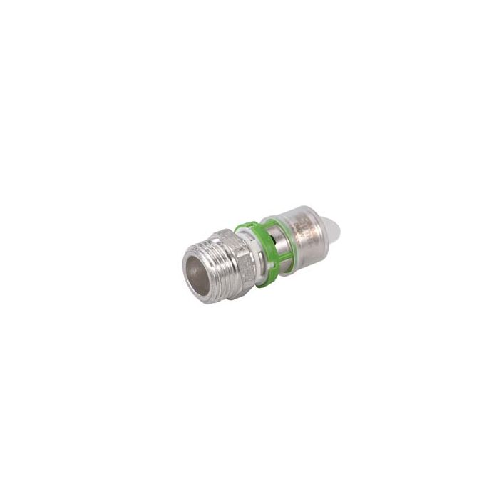 Flamco MultiSkin Metallic Press - Coupling male cylindrical thread - 16mm - 3/8 cyl