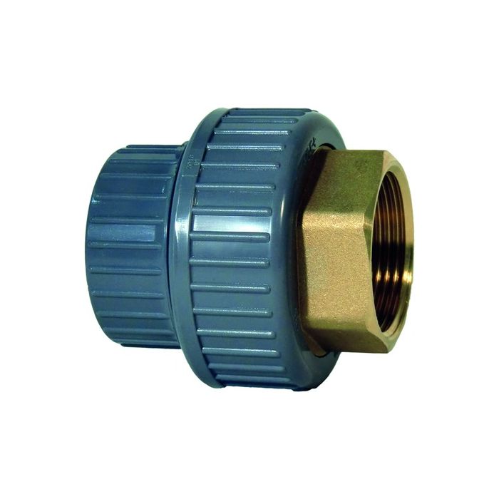 +GF+ ABS Adaptor Union Brass Male Thread 50mm - 1 1/2