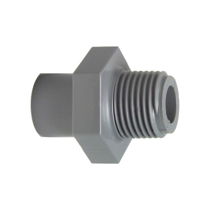 +GF+ ABS Adaptor Socket Nipple 20mm - 25mm - 3/4