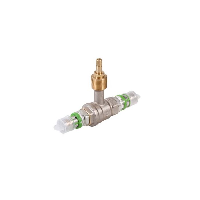 Flamco MultiSkin Metallic Press - Ball valve with MultiSkin connection to embed - 16mm