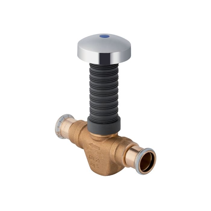 Mapress Concealed Stop Valve w/Cover Collar: d15mm