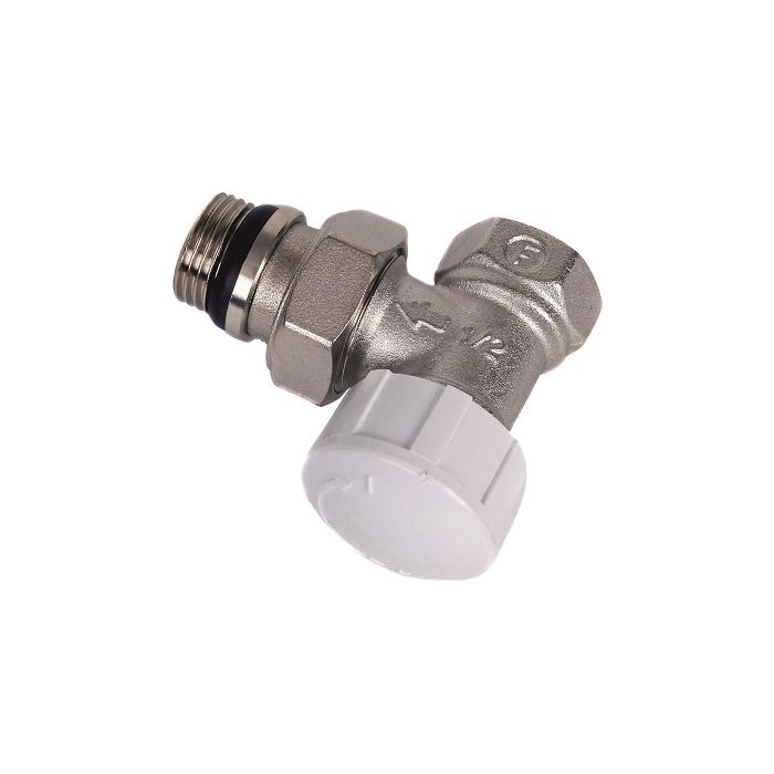 ART1561 Angle W/H Brass Rad Valve for Thermo Head 1/2