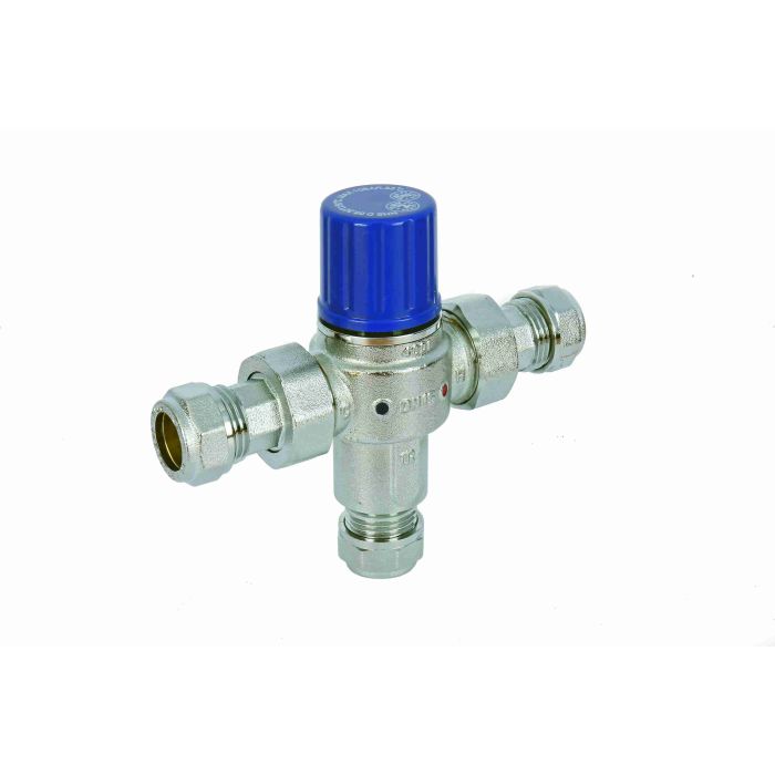 Albion 22mm Art 33 Comp Ends CP DZR Brass Thermostatic Mixing Valve TMV2/3
WRAS