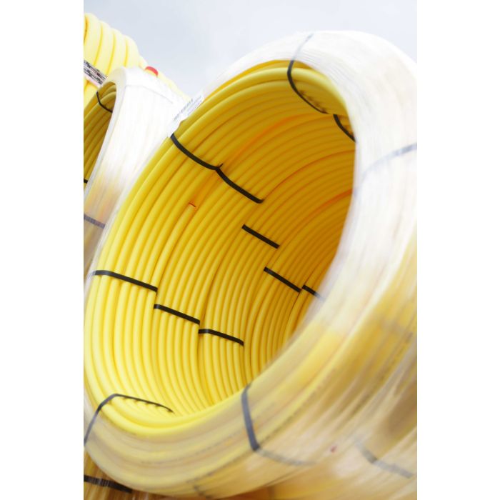 YELLOW GAS PIPE PE80 SDR11  25mm X 50M COIL