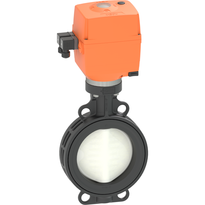 GF 565 Butterfly Valve Electric 24V FKM EA120 DN50 with MO