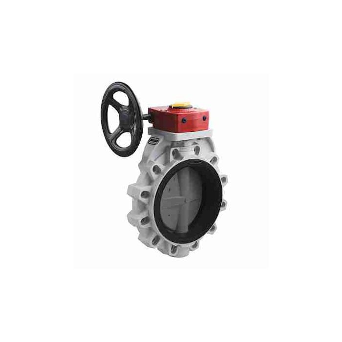 Durapipe ABS FK Butterfly Valve with Gear Box EPDM 90mm