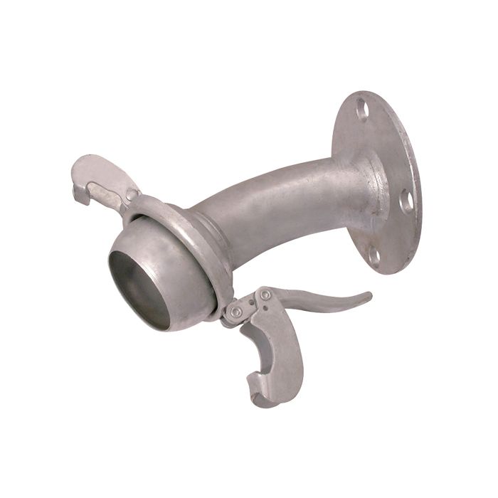 Galvanised Male Flanged 45 Degree Bend NP16 6