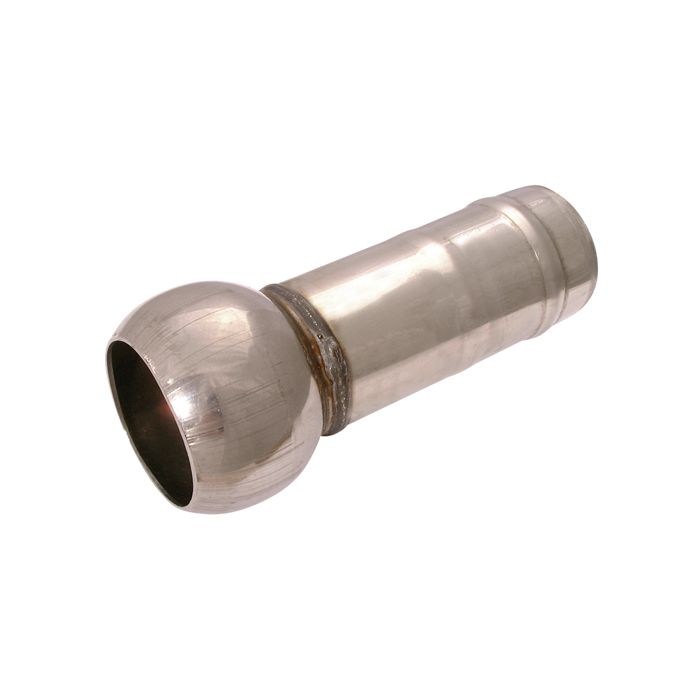 Stainless Steel Male x Hose Connector 159mm