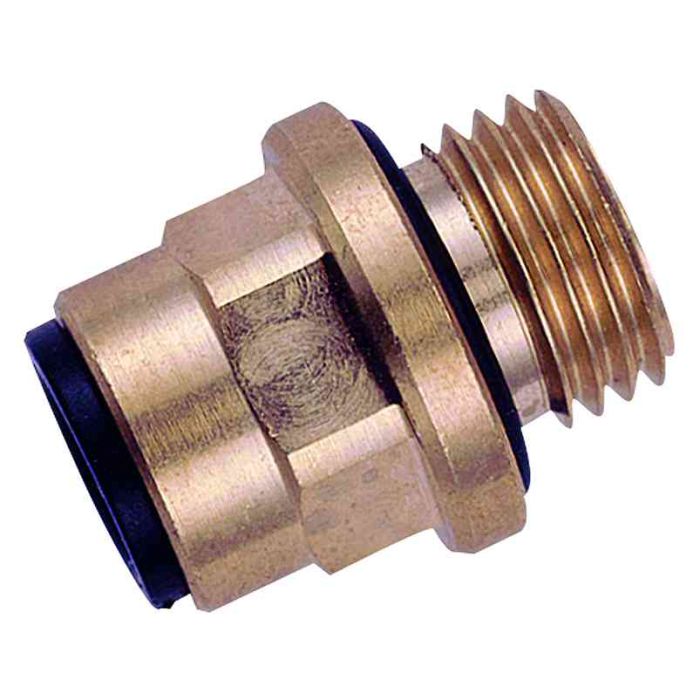 JG Push-In Brass Straight Adaptor M.I. BSPP 4mm x 1/8
