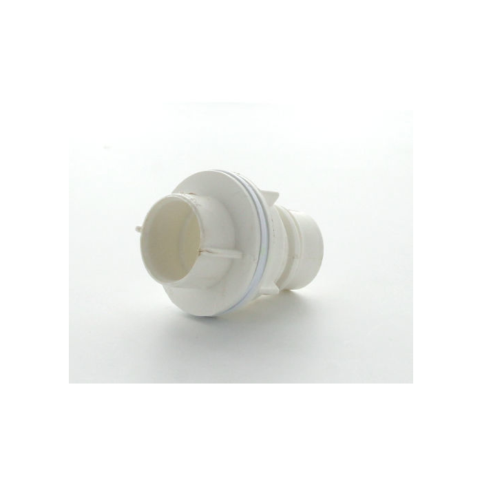 Marley White Waste O/Flow Straight Tank Connector 21.5mm