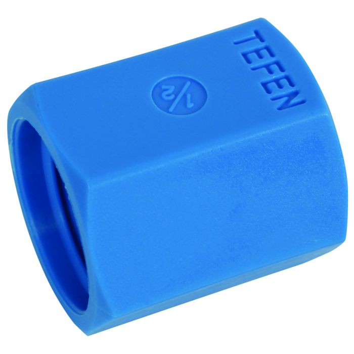 Tefen Nylon Blue Equal Female Socket BSPT 1/2