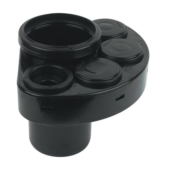 FloPlast Black PVC-U SP588 Manifold 32/40/50mm Conn. 110mm