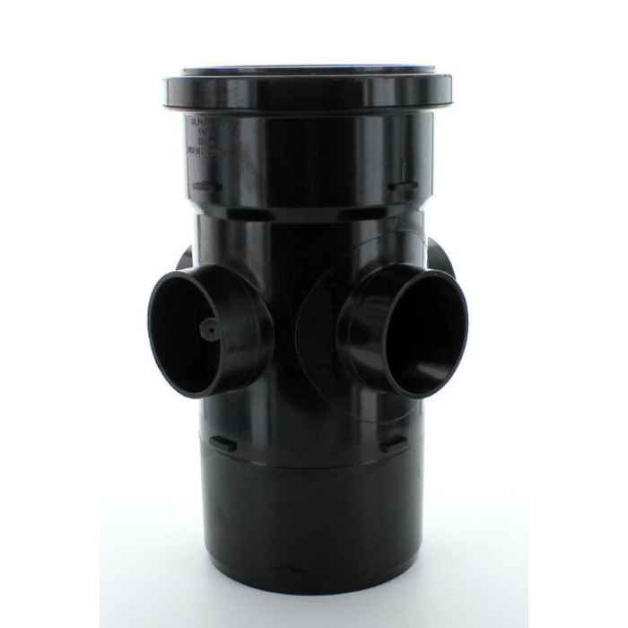 Marley Black Boss Pipe Double Solvent Socket 110mm