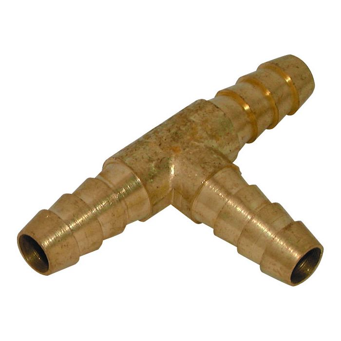 Brass Multiple Barbed Equal Tee 10mm