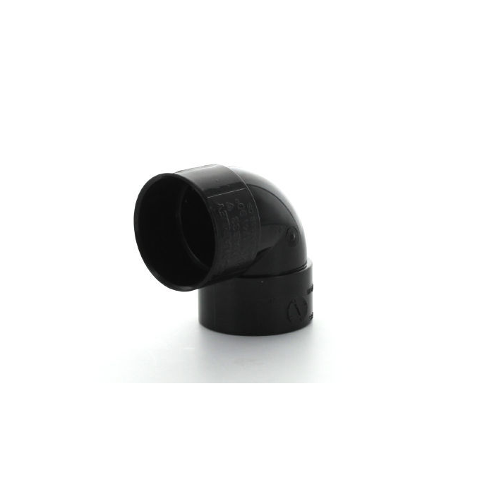 Marley Black Waste ABS Double Socket Bend 90 Deg 32mm