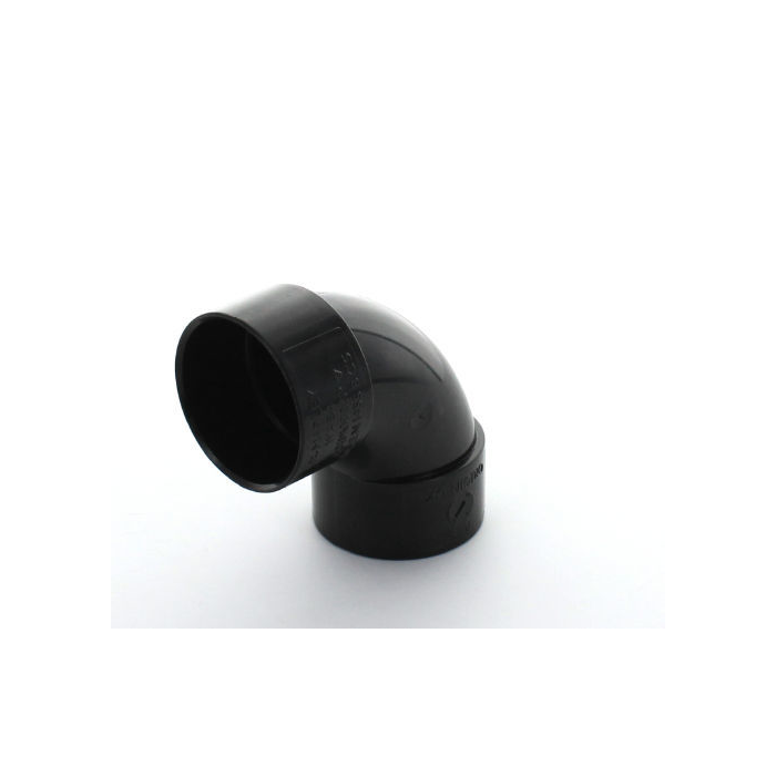 Marley Black Waste ABS Double Socket Bend 88.5 Deg 40mm