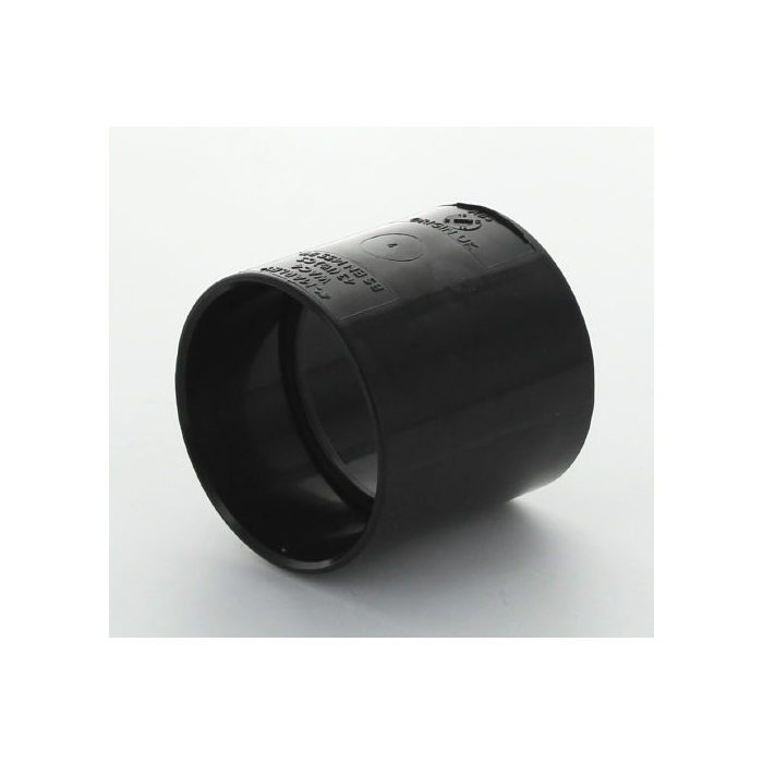 Marley Black Waste ABS Straight Coupling 40mm