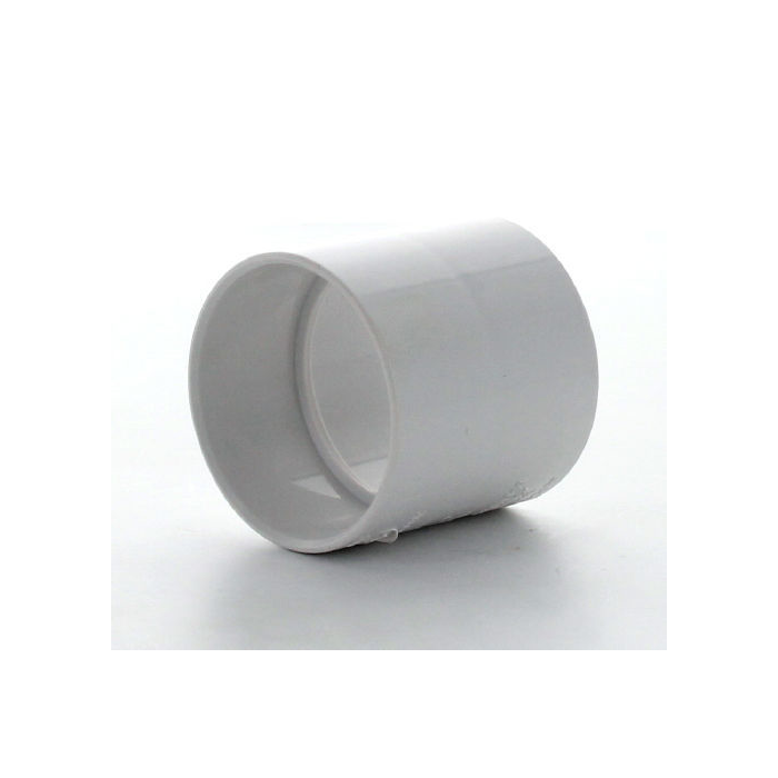 Marley White Waste ABS Straight Coupling 40mm