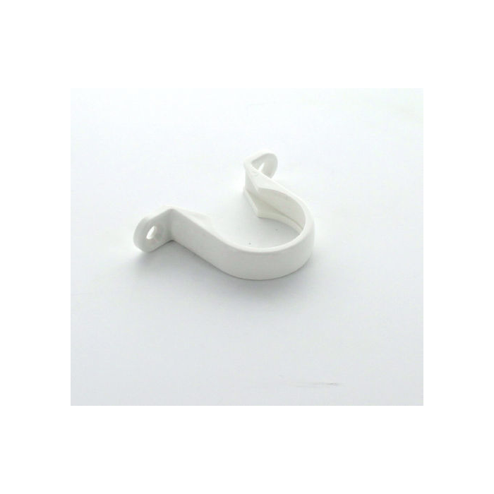 Marley White Waste ABS Saddle Pipe Clip 32mm