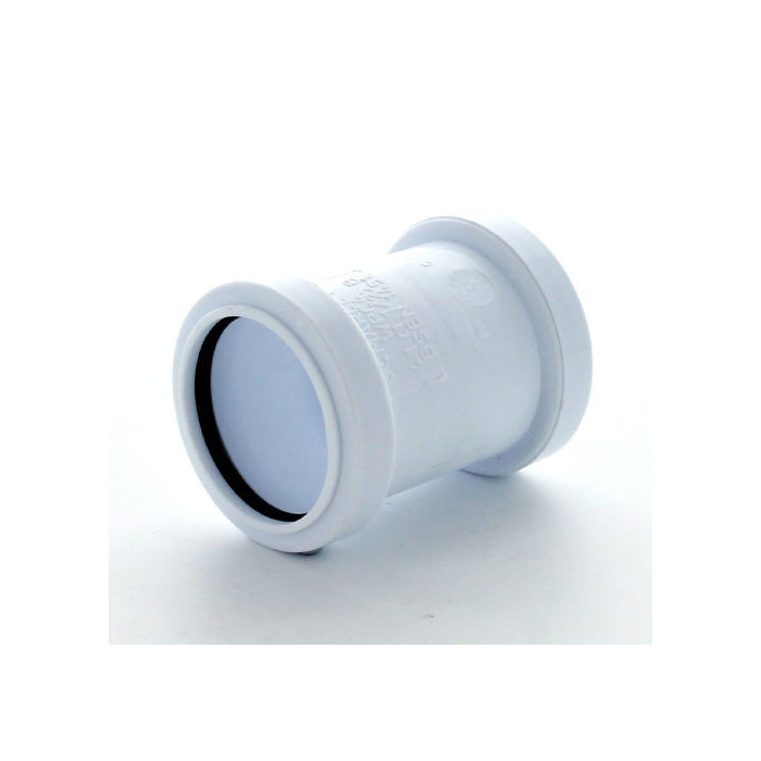 Marley White Waste PP St Coupling 40mm