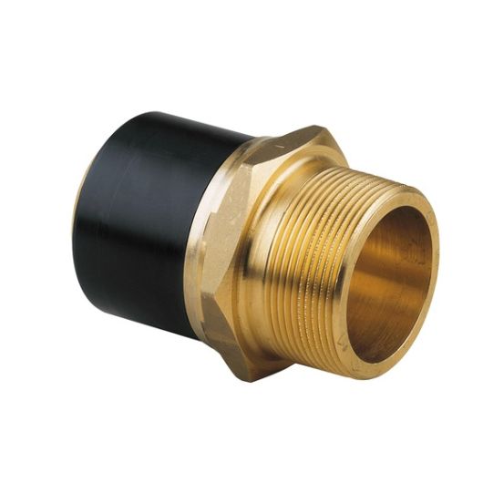Spigot Adaptor PE-Brass Male Thread