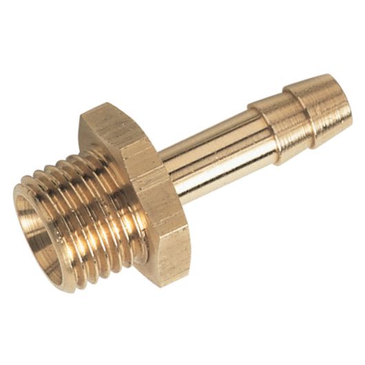 Brass 60 Deg Coned Seat M.I. BSPP x Hose Tail