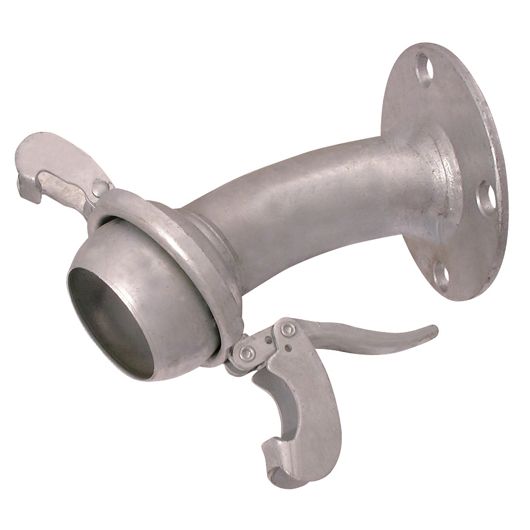 Galvanised Male Flanged 45 Degree Bend NP16